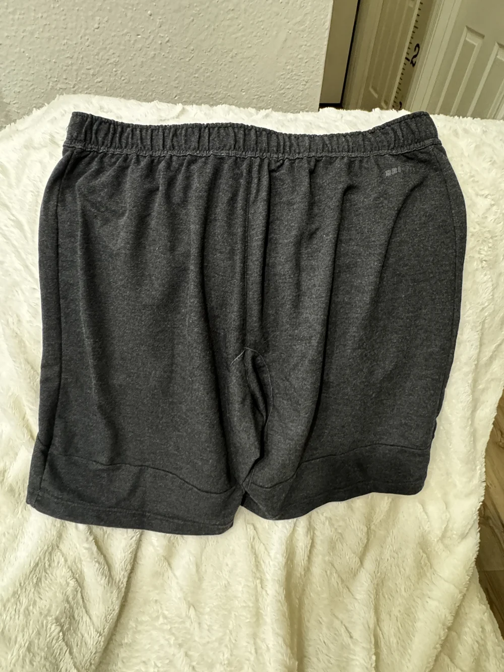 Nike Men's Charcoal Gray Athletic Drawstring Shorts